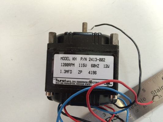 New Hurst Motor Gearmotor 2413-002  115 V,Dj