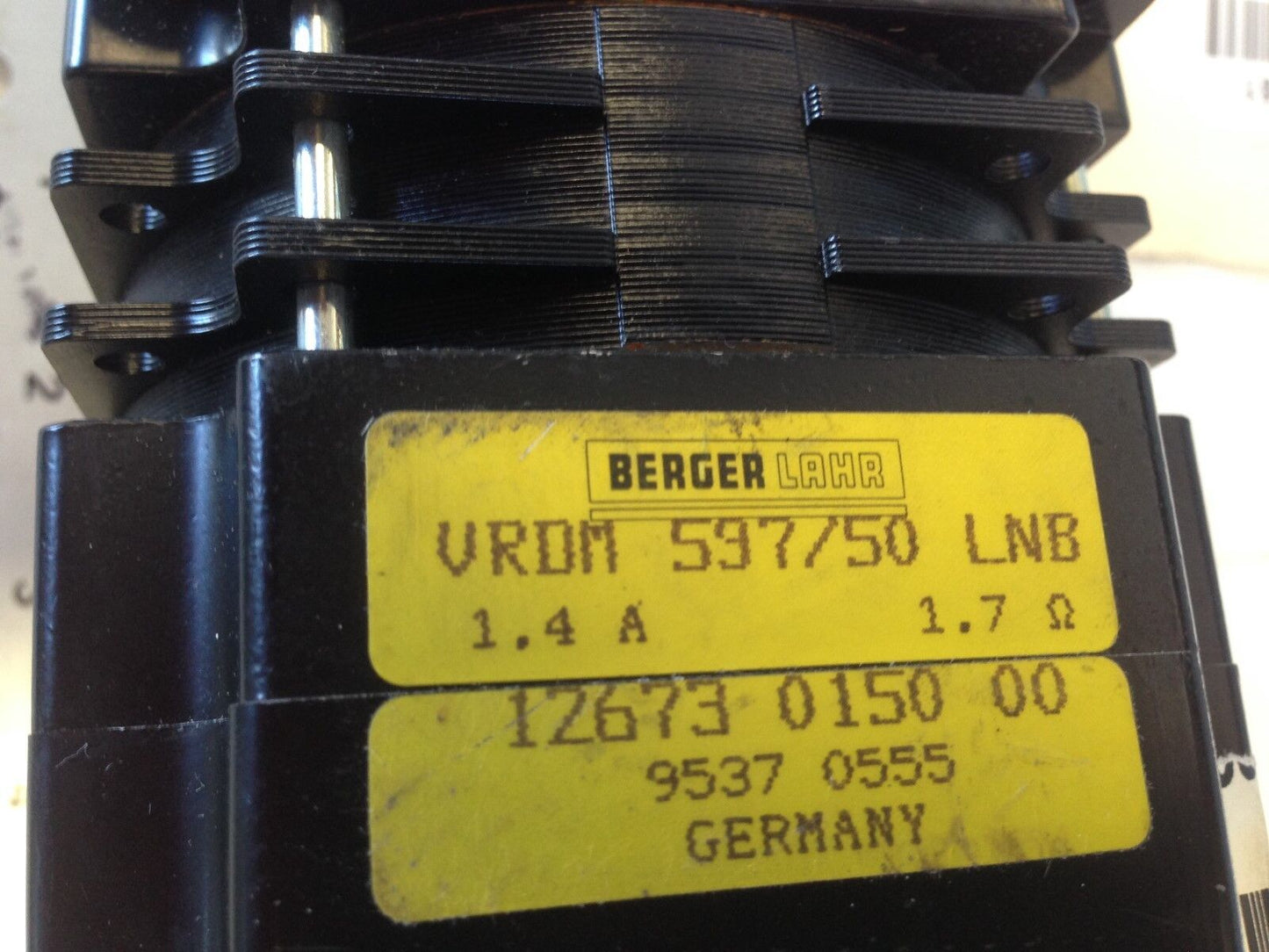 New Sig Berger Lahr Vrdm 597/50 Lnb Stepper Motor, 1.4A, 1.7-Ohm,Dl