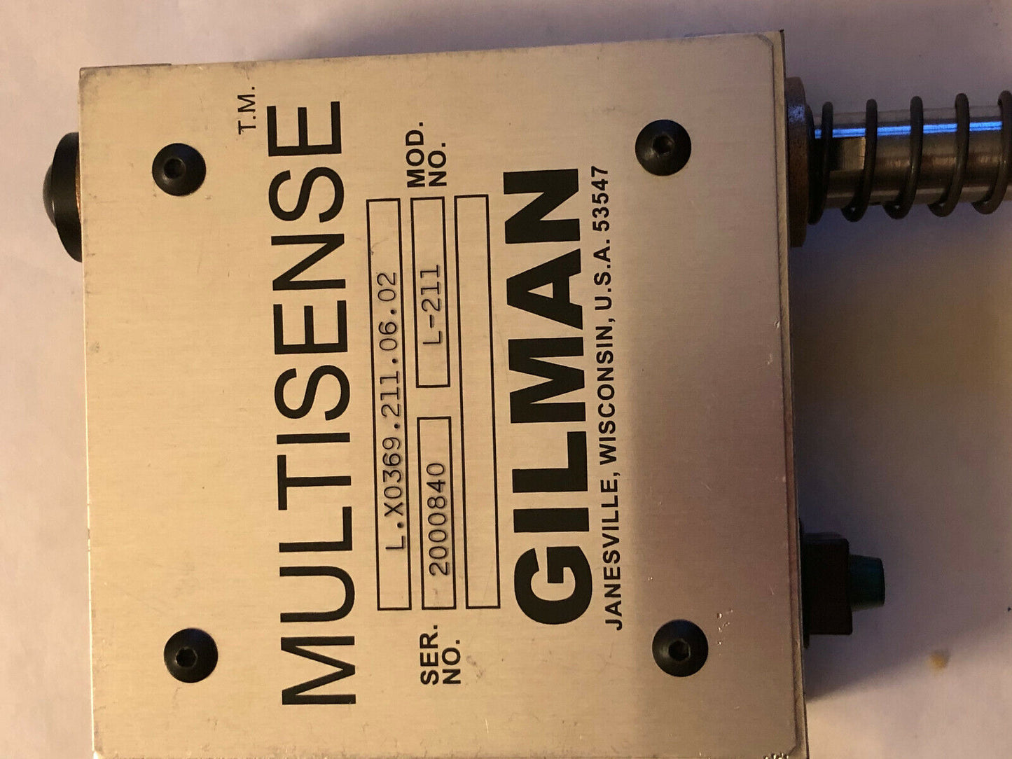New Gilman L-X0369-211-06-02 Multisense Rh Sensor,Limit Switch,L-211,251 0369,Fc