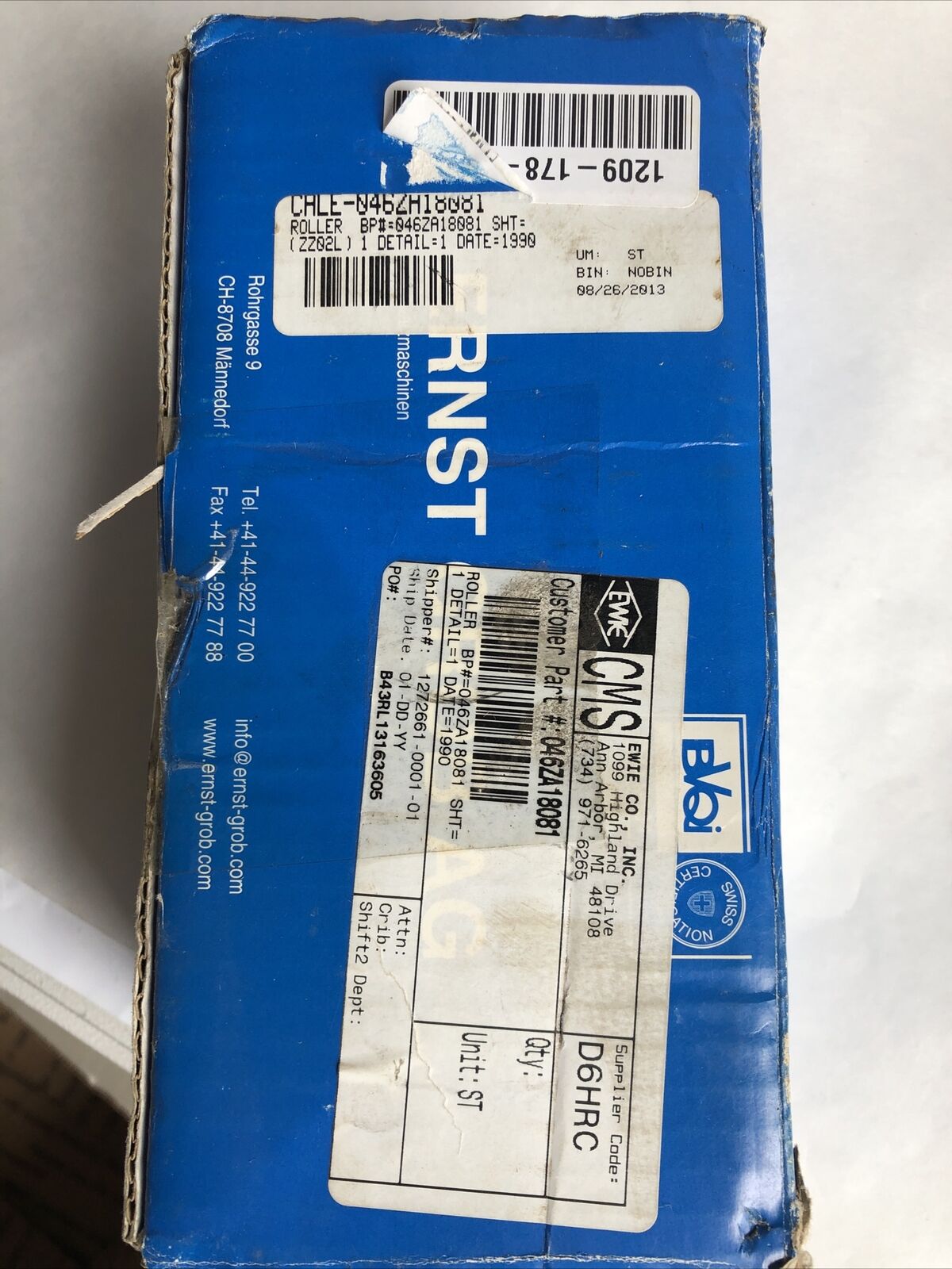New Grob 12-R-01/1719-06 Metal Rolling Tool 1745-06 (A),Chle-0462H18081,D6hrc,Fk