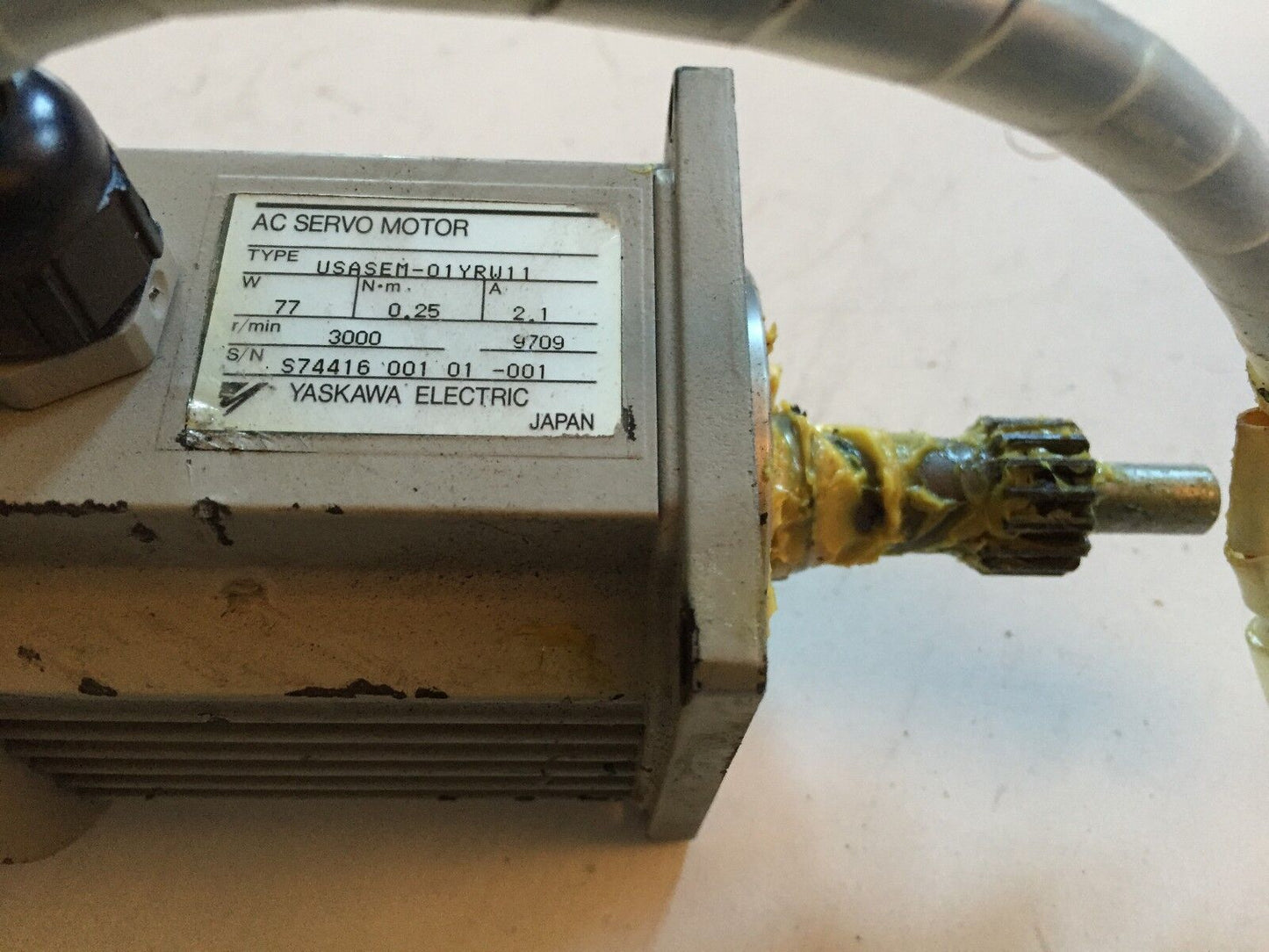 Yaskawa Usasem-01Yrw11 Robotics Ac Servo Motor 4 Mrc Series Control ,Cw,Fg