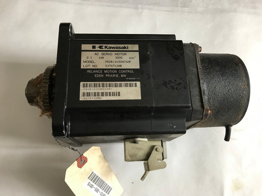 Kawasaki P60b13150hcx2r Ac Servo Motor,3000 Rpm,2.1 Kw,P6ob1315ohcx2r,Sd
