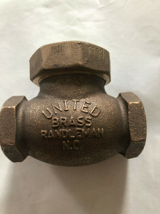 1" United Brass Works,Randleman Spring Lift Check Valve Live Steam 200 Wsp,400,