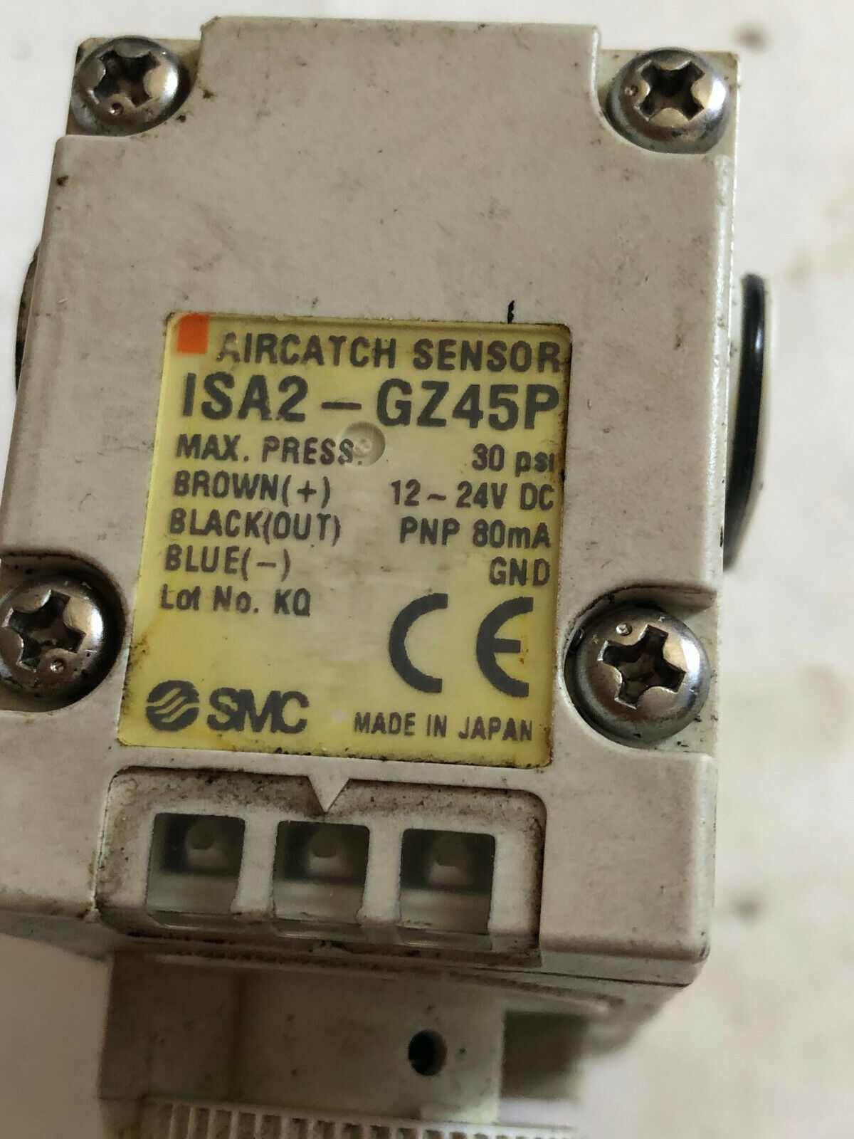 Smc Aircatch Isa2-Gz45p Air Catch Sensor,Ec