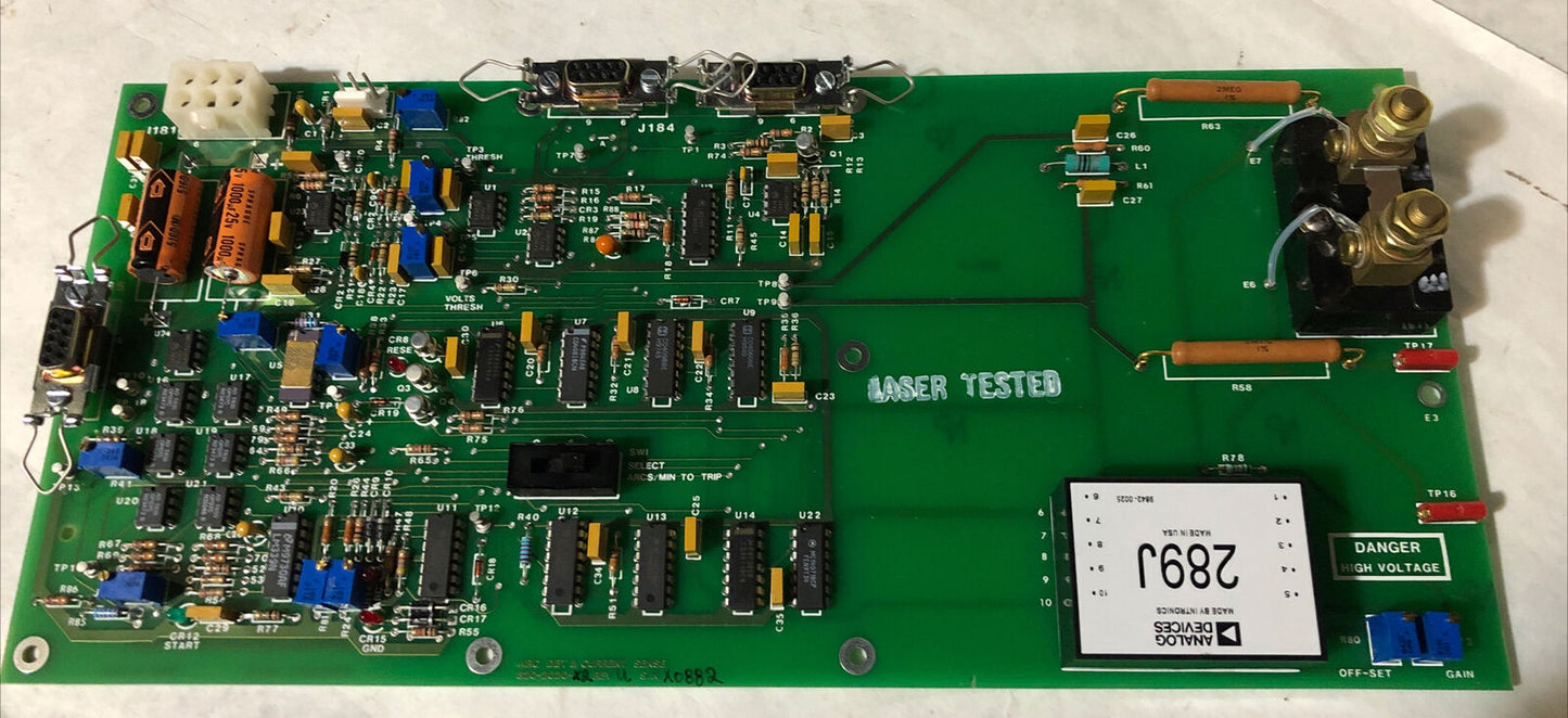 New Arc Det & Current Sense 820-2020-2  Rev U, 820-2048-1 Rev G,820-2020-Kb,Bj