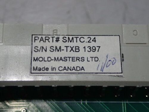 Mold Masters Smtc.24,90-013-500B-5 Temperature Control Card,Smtc24,Ej