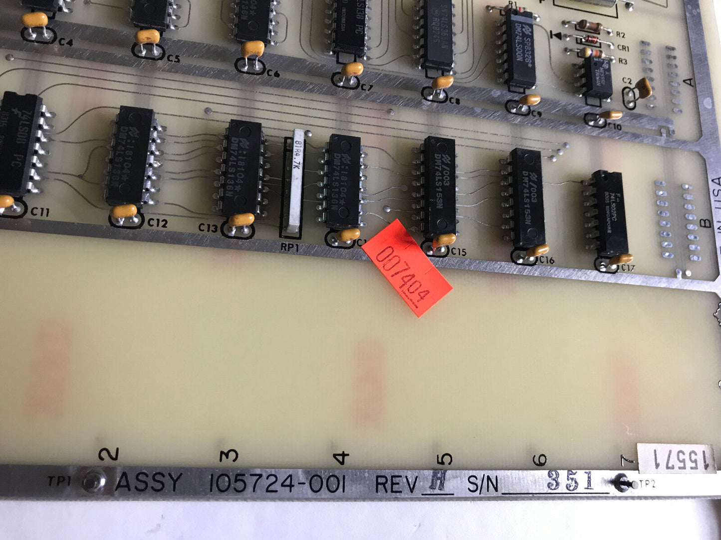 Charmilles Andrews 105724-001 Assy Display Driver Board Pcb 105724-Oo1,Si