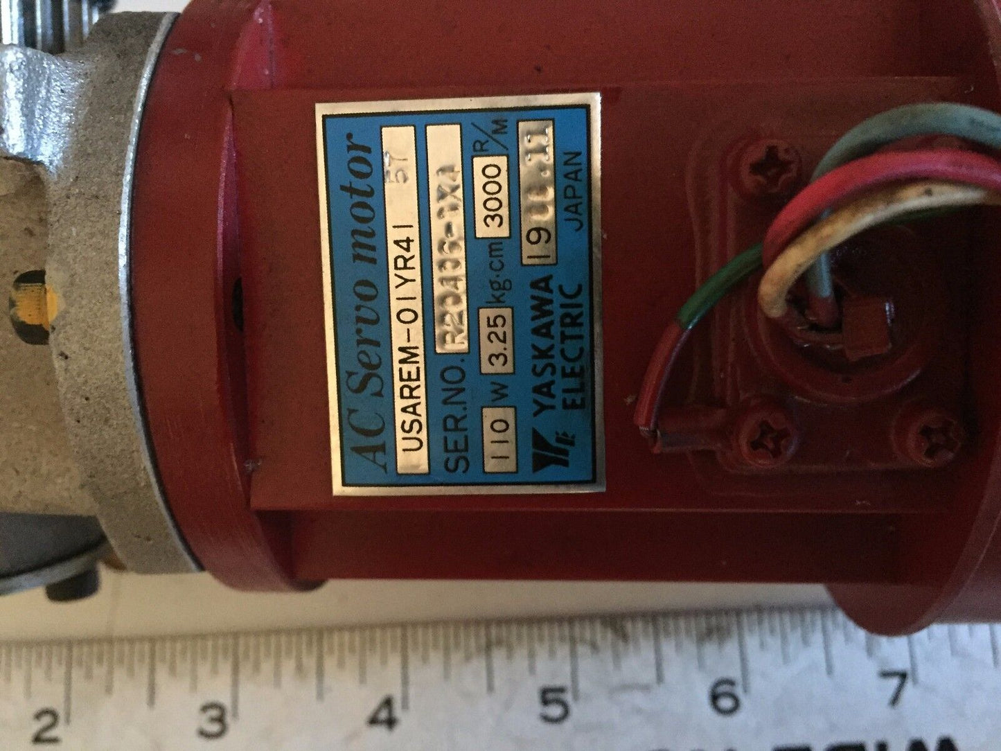 Yaskawa Usarem-01Yr41 Yaskawa Usarem-0Iyr4i Ac Servo Motor,Be
