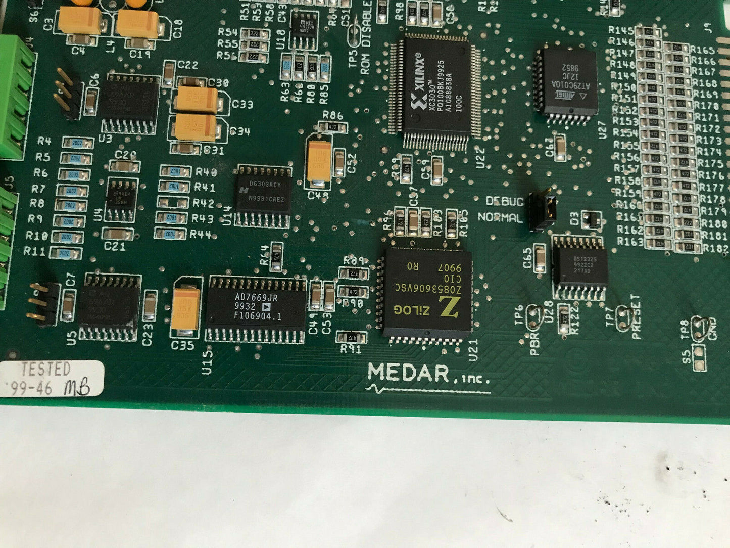 Medar 900-7853-2M1,Mq99464092,7850-2 Pcb Plc Board,Sn