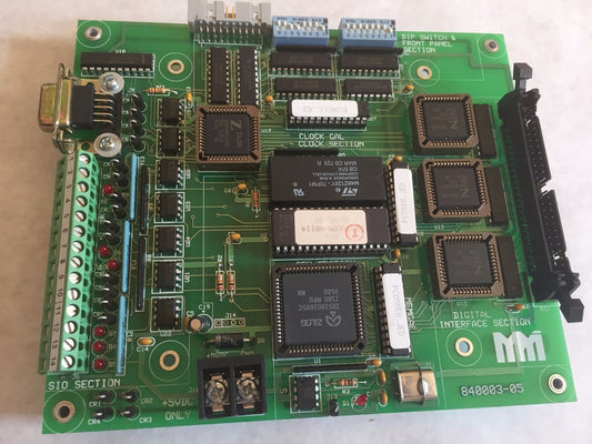 New Mmi 840003-05,Mm 840003-05 Digital Interface,Dip Switch Front Section,Mm,Ea