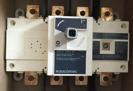 Socomec 210666 Sirco 100A Dc,27Dc4011 Dc 4X100a,Sirco Dc 4X100a Switch,210666,Fi