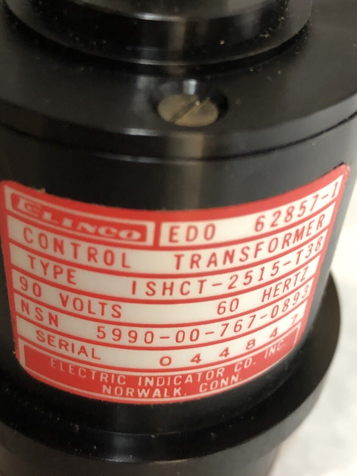 New Elinco Ishct-2515-T38 Vintage Synchro Edd 62857-1 Tr4ansformer, 90V ,Dd