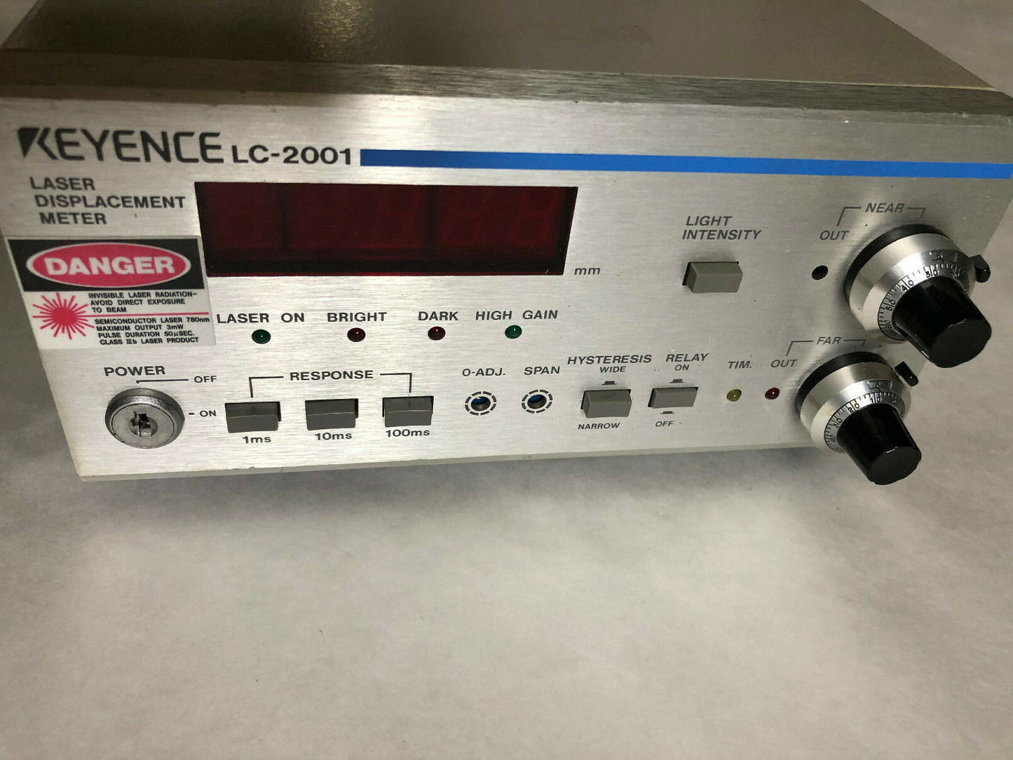 Keyence Lc-2001 Corp Laser Displacement Meter Lc-2001 (Excellent Condition),Sj