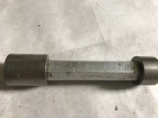 The Pipe Machinery Inspection Gage Go No Go Not Go  Plug Gage 1.3185,1.3235,Et