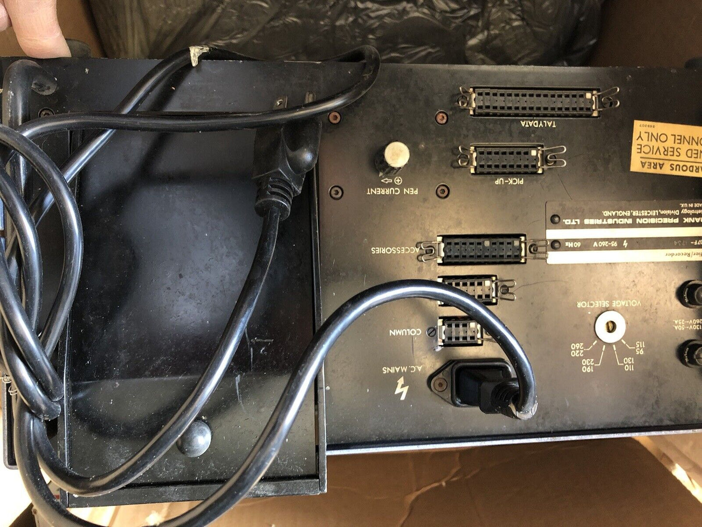 Rank K510/407F-1734 Taylor-Hobson K510/407 Recorder Amplifier,95-260Vac,Al