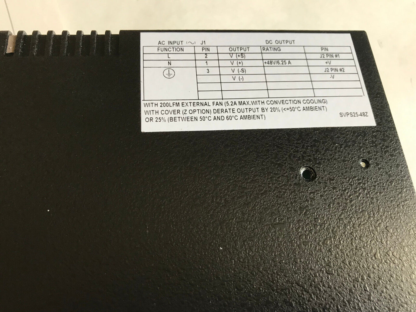 New Lambda Svps2548z Power Supply Svps25-48Z, Svps2548z,Bf,Dg,Et