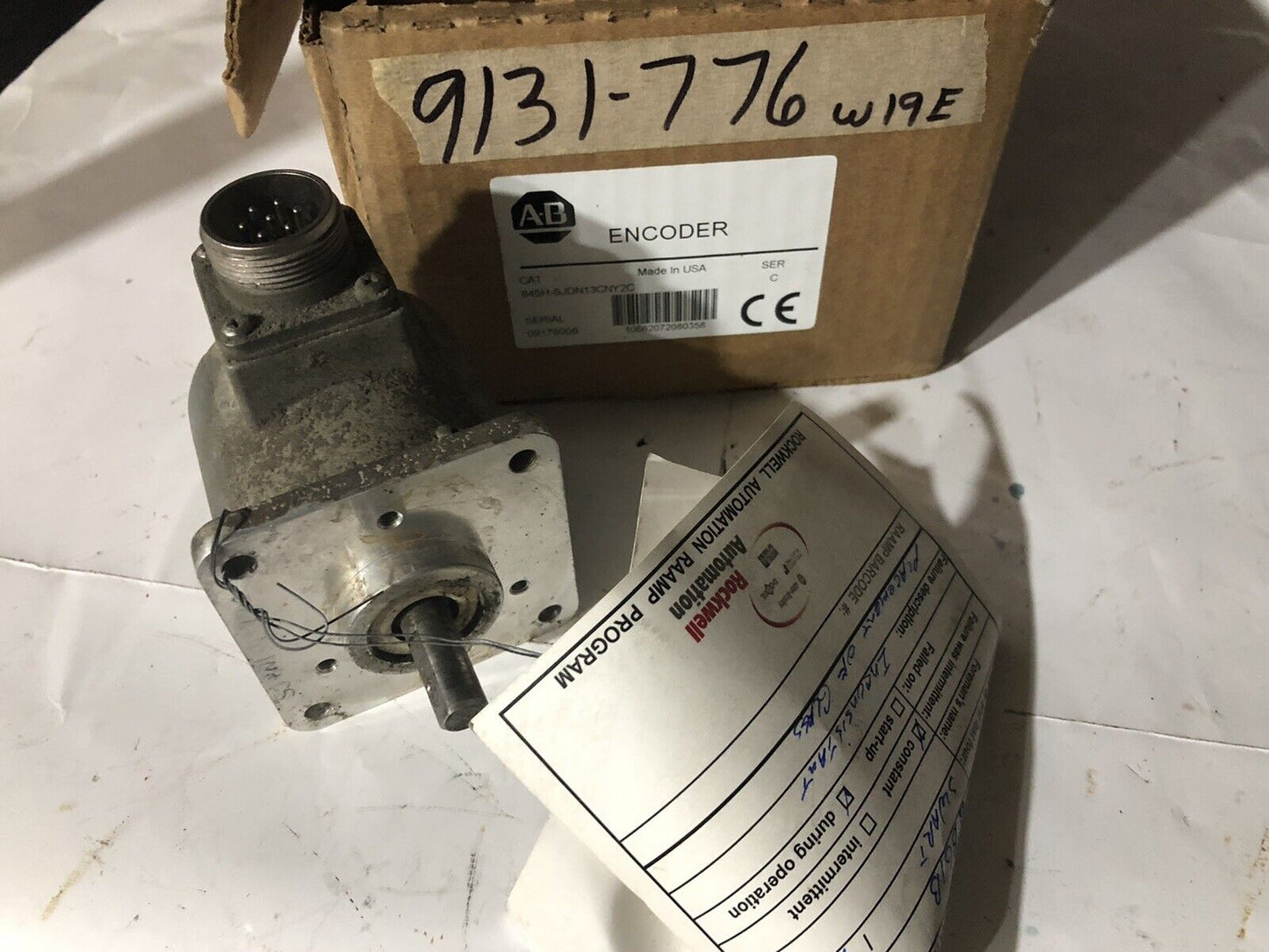 Allen-Bradley 845H-Sjdn13cny2c Encoder Repaired,To