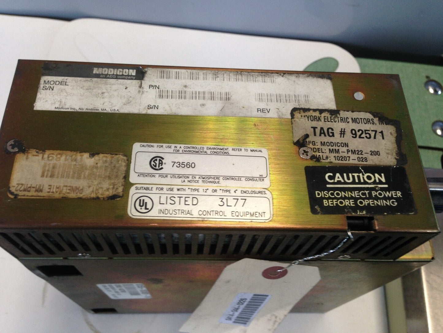 Modicon 92-00597-05 Operator Interface Panel Power Supply,73560 3L77,Ei