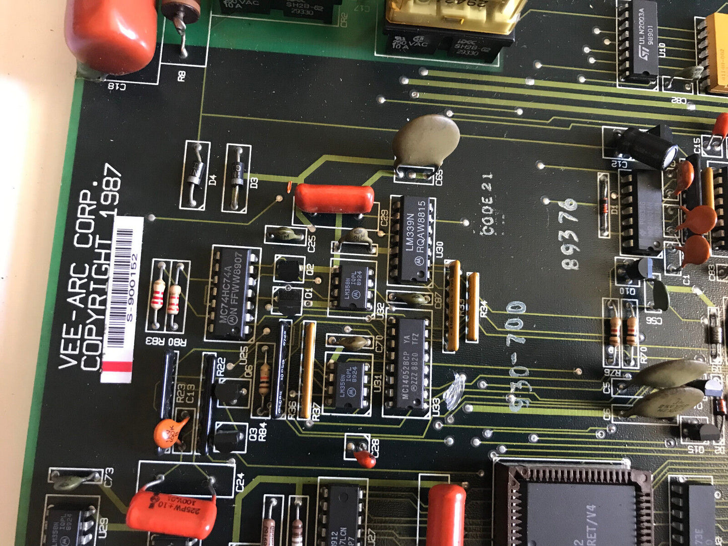 Vee-Arc 930-700,404-098,930-602 Pc Regulator Board Super 7000,Cy,Sb