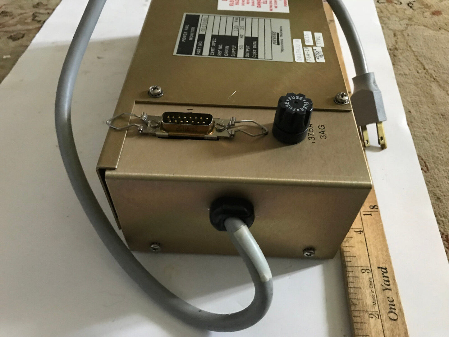 New Foxboro G0110pd Power Fail Monitor 120 Vac 60 Hz,Eo