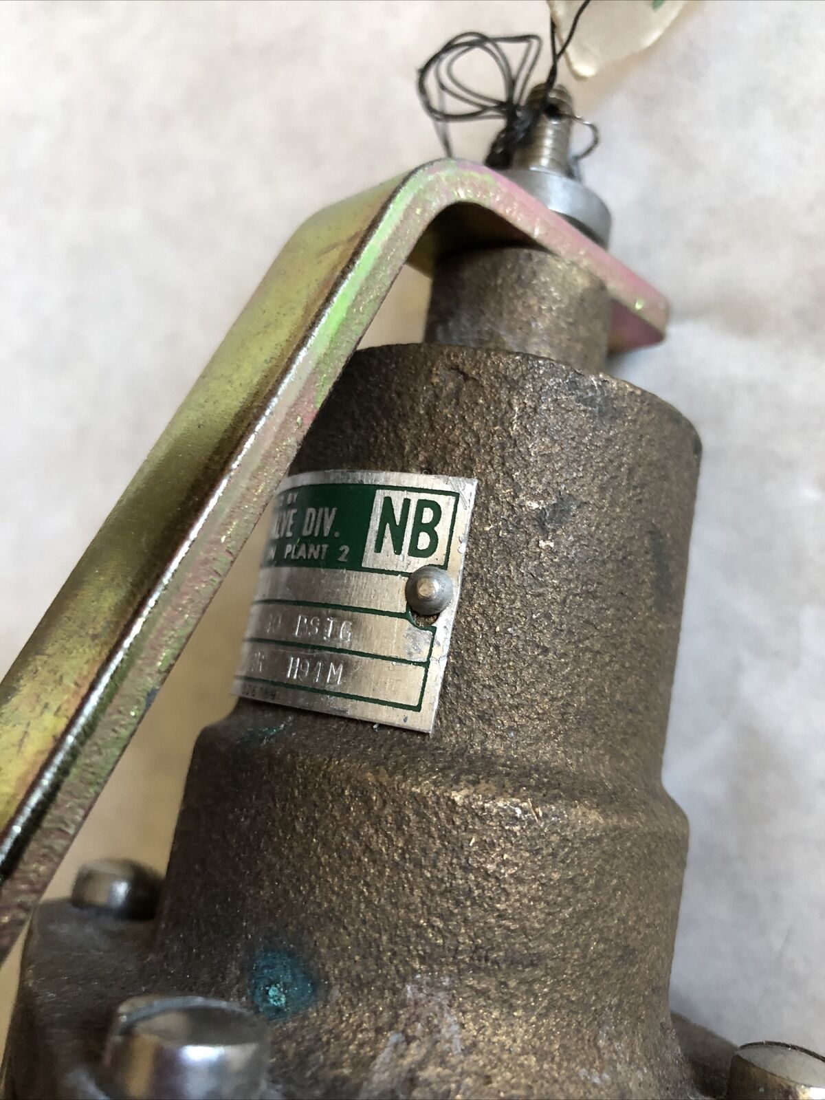 New 3/4" Kunkle 537-001 Safety Relief Valve Set 40 Psig,Fj