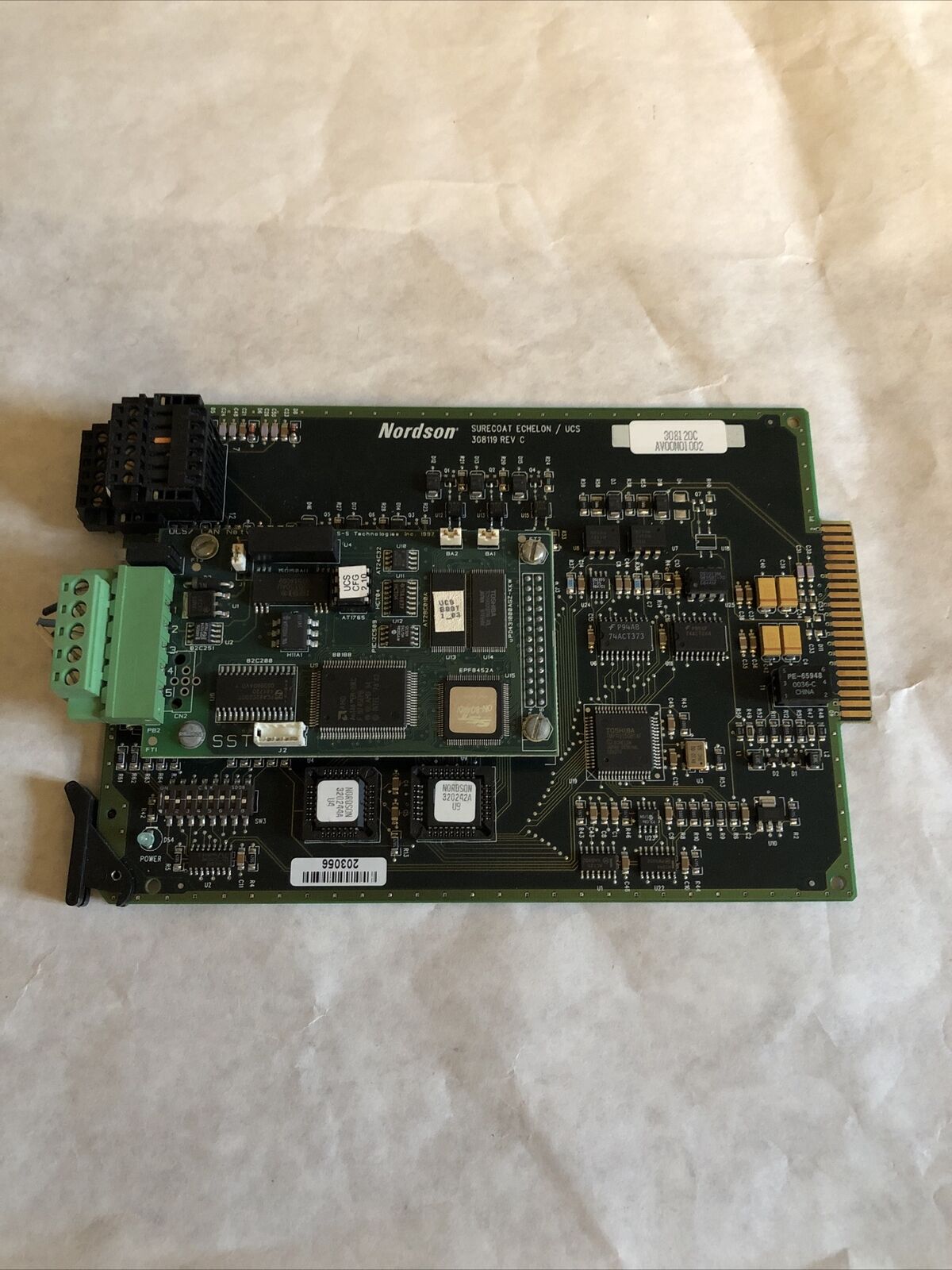 Nordson 308119 Rev C ,308120C Surecoat Control Card, Sst,Av00m01002, Dc