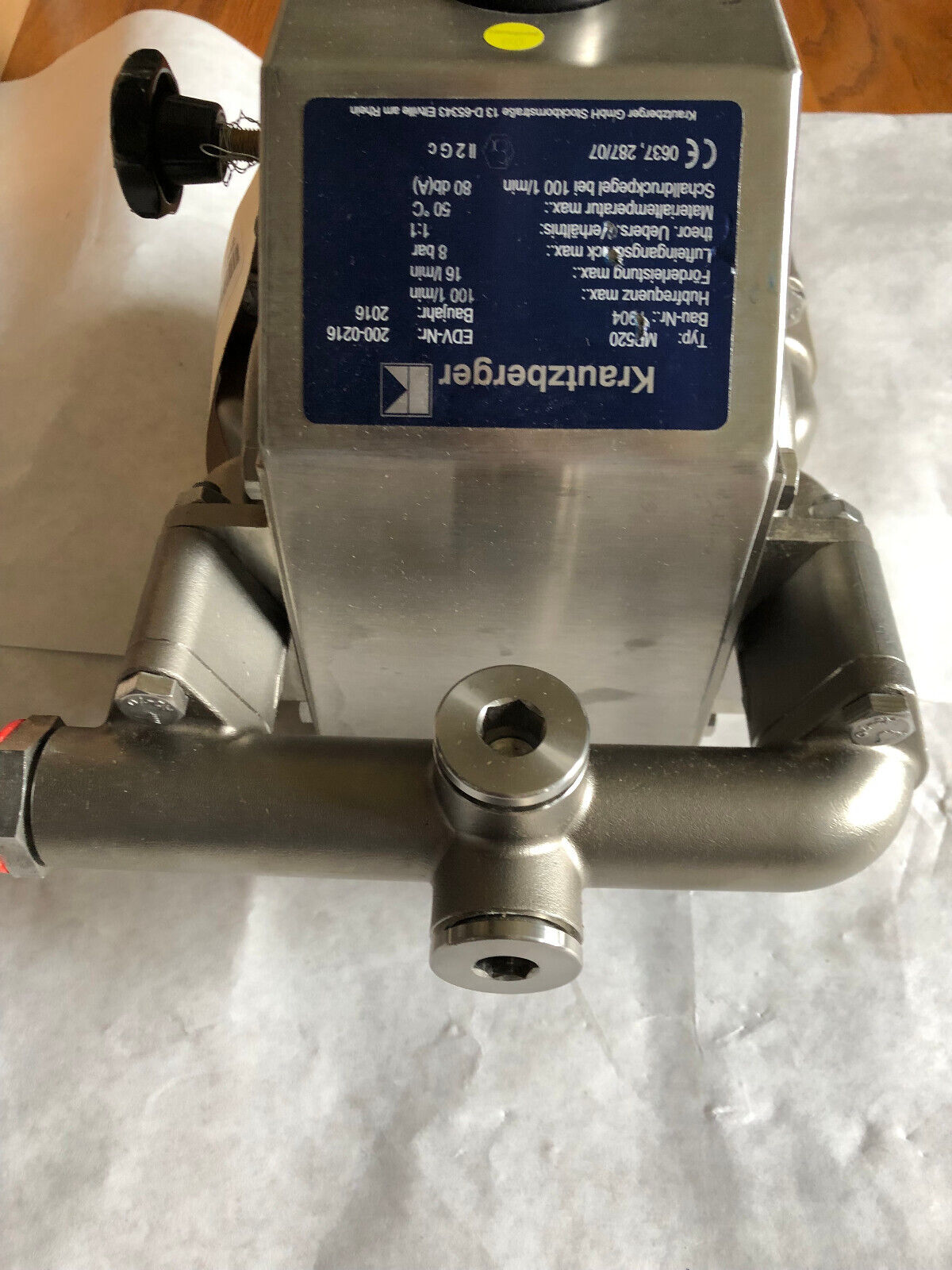 New Krautzberger Mp520 Diaphragm Pump,Krautzberger 200-0216,Az