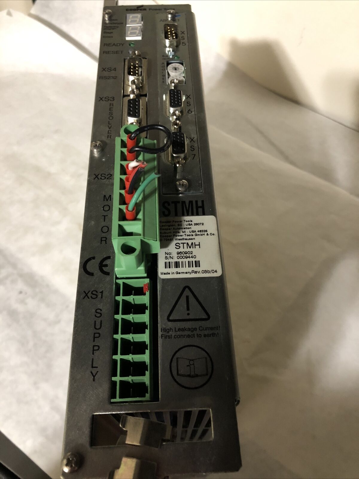 Cooper Power Tools Stmh 960902 Servo Drive Controller,Fj