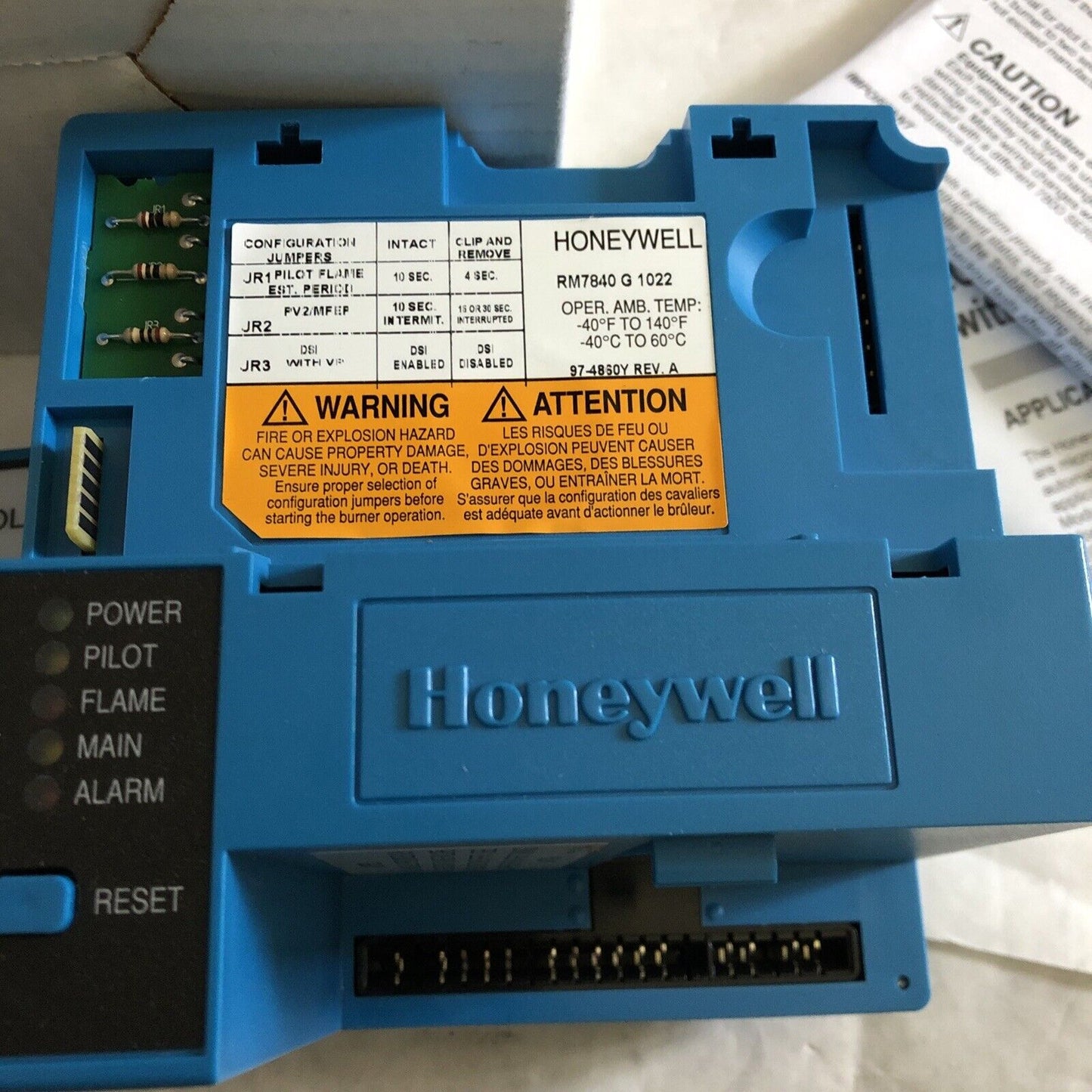 New Honeywell Rm7840g 1022 Burner Control,Honeywell Rm7840g1022,Sl