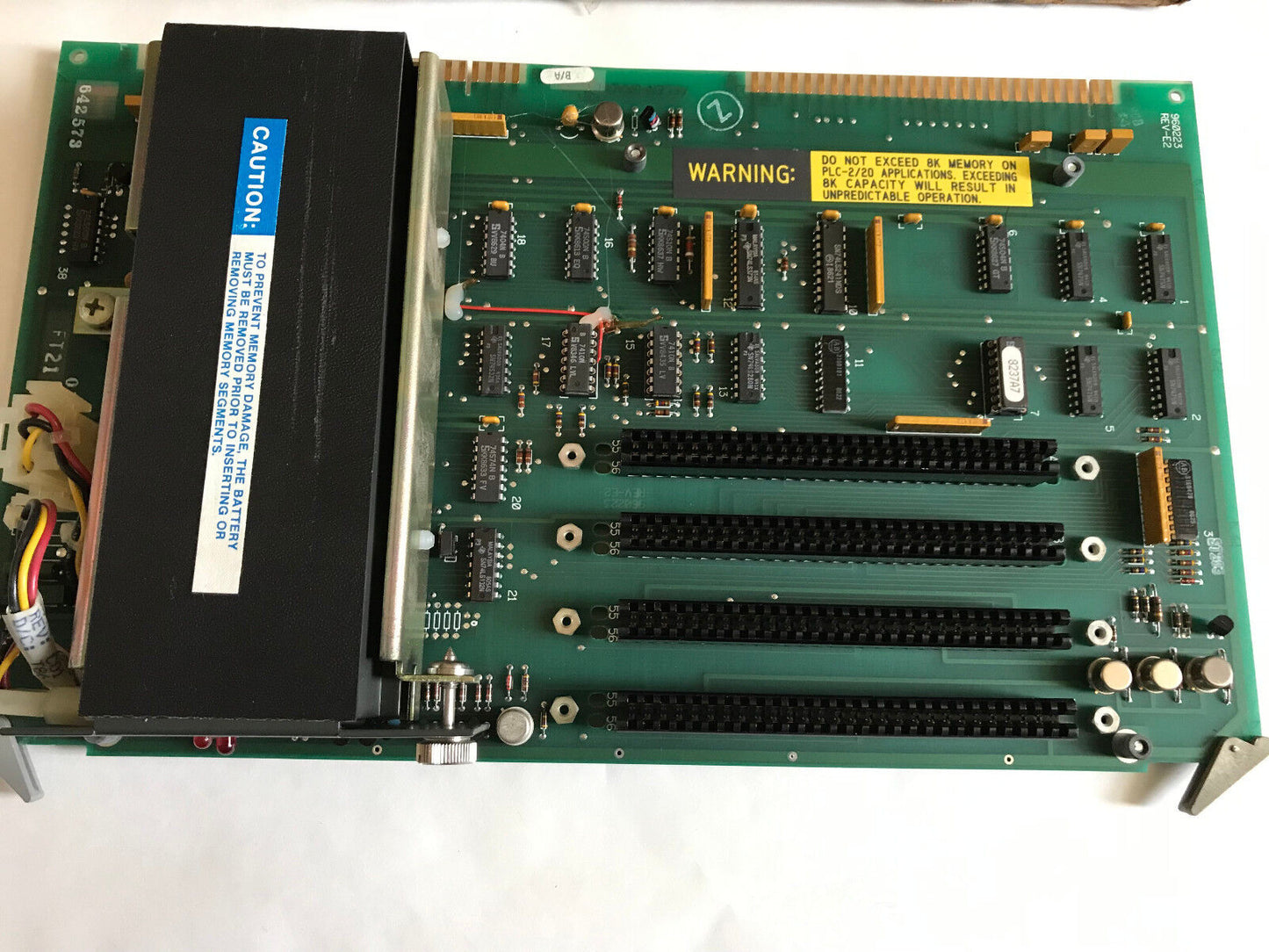 Allen Bradley 1772-Meb,960223 Rev-E2,966464 01,Ram Memory 16K Ram Plc-2/30,St
