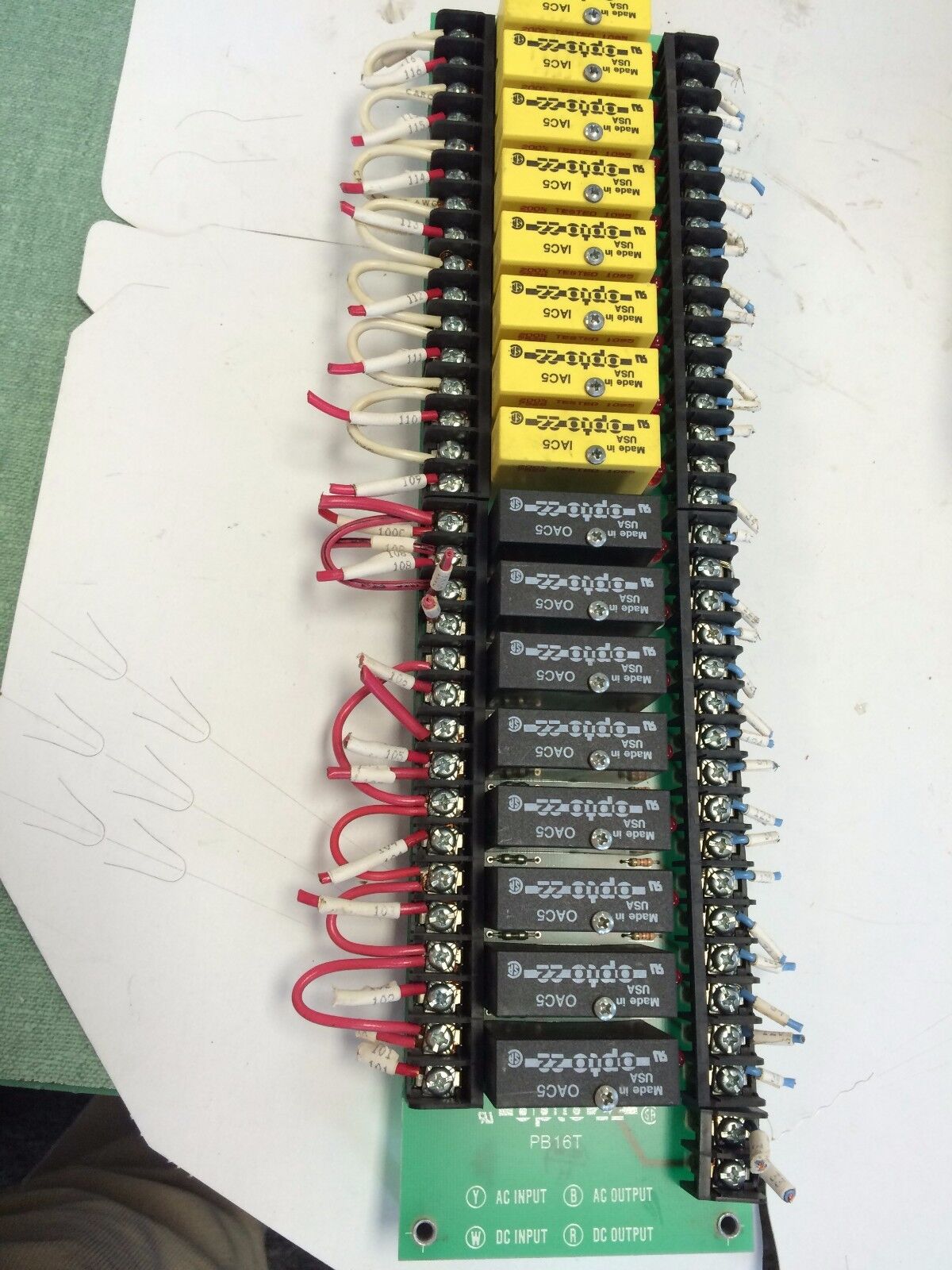 Opto22 Pb16t ,Onto 22 Oac5 & Iac5 Logic Module,Ag
