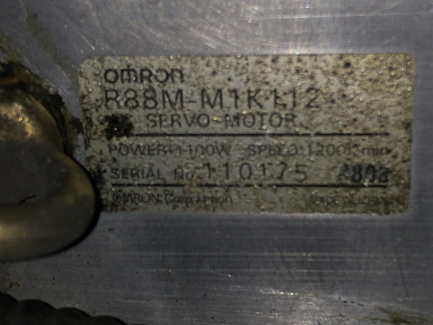 Omron R88m-M1k112 Ac Servo Motor, 1200 Rpm,1100 Watts, R88m-M1k1 12 Motor ,Ex