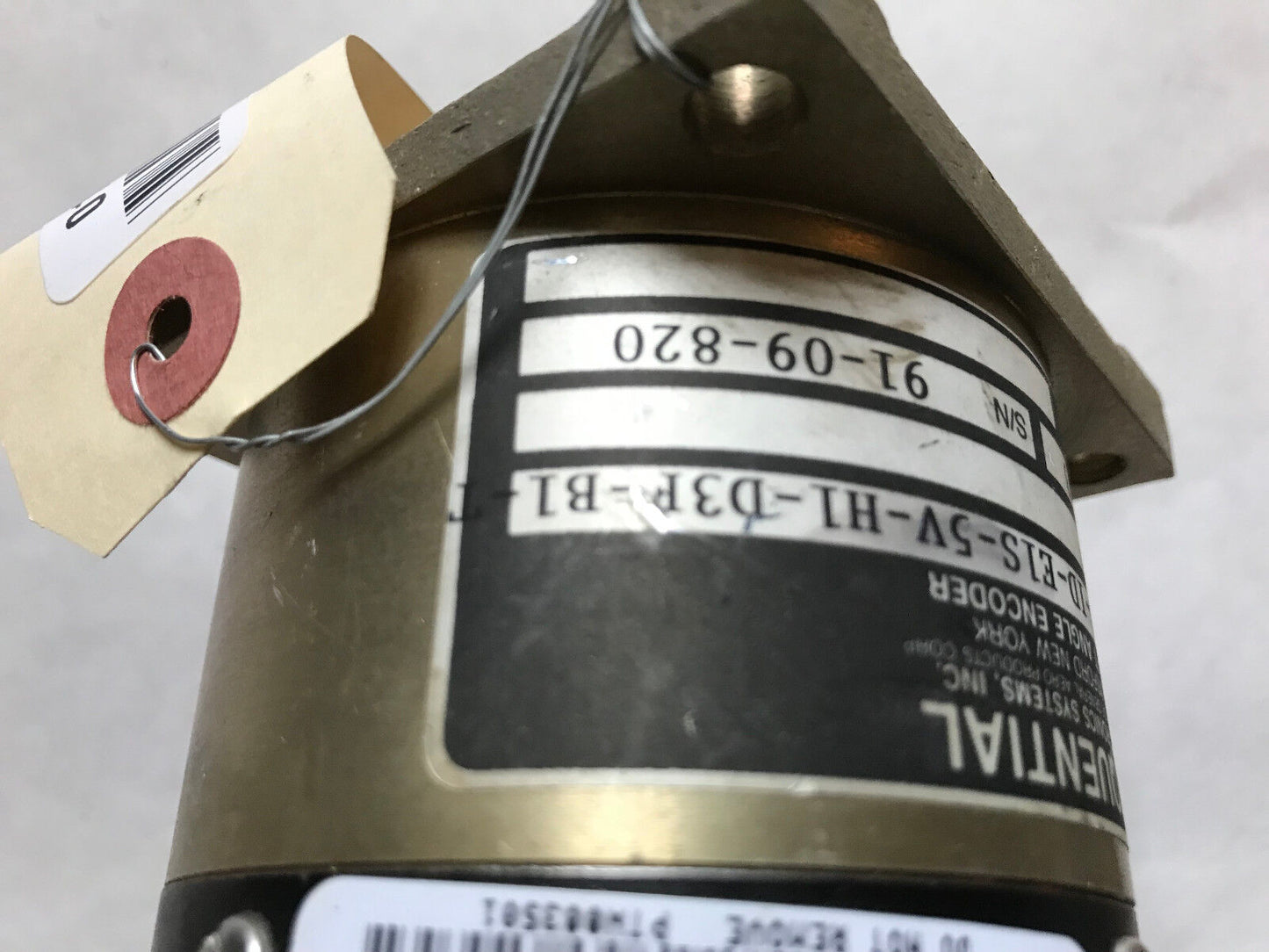 Sequential 30Gn-2540-Id-E1s-5V-H1-D3f-B1-T,Ps110003 Shaft Encoder (Damaged),Sb