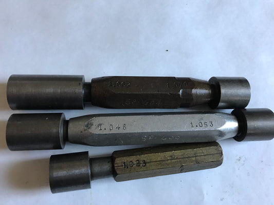 Lot The Pipe Machinery Go No Go Plug Gage 1.046,1.053,1.062,1.070,1.023,Sh