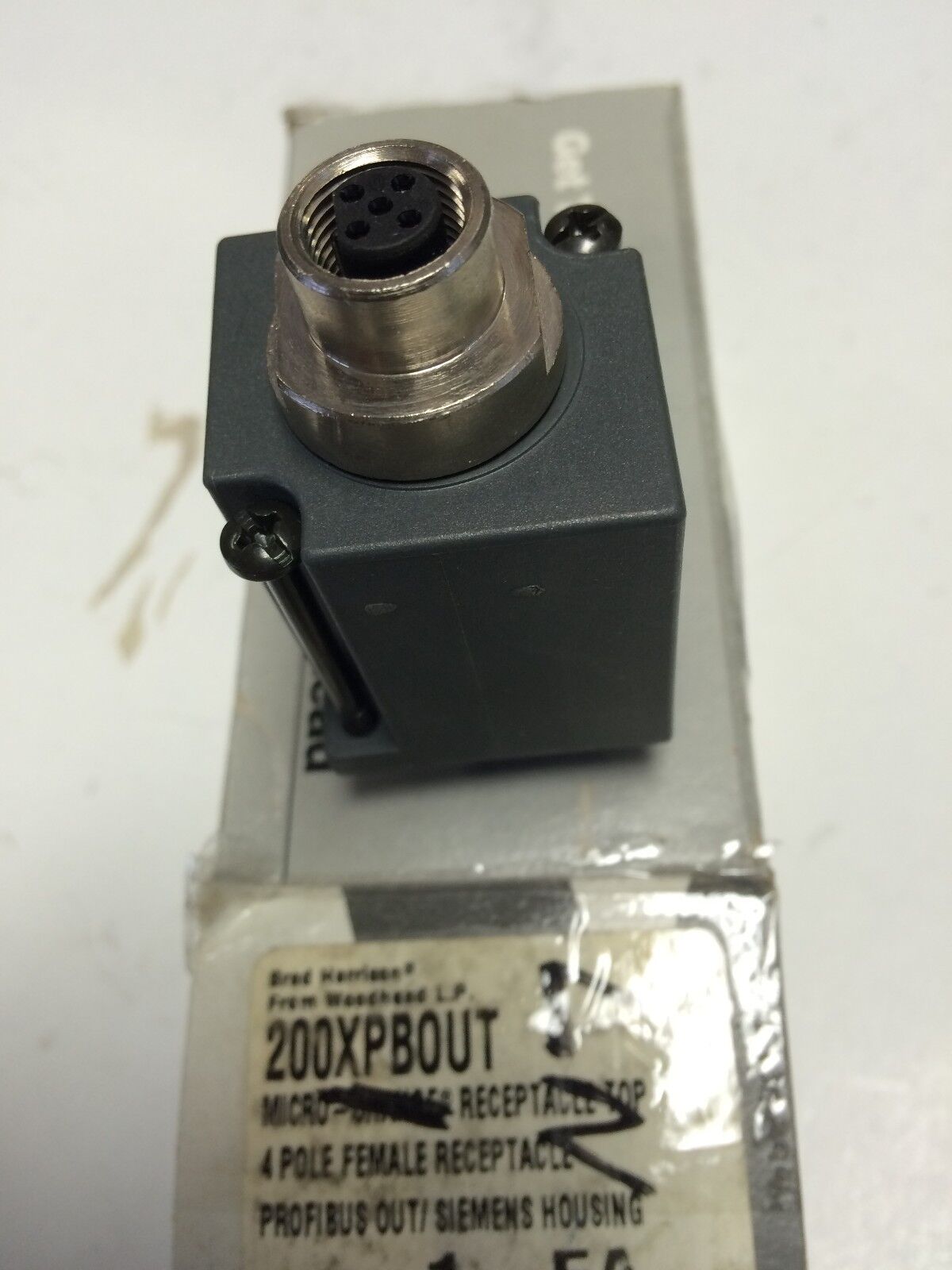 New Brad Harrison Receptacle, 200Xpbout Woodhead 6Es7 194-1A A01-0Xa0,Cg