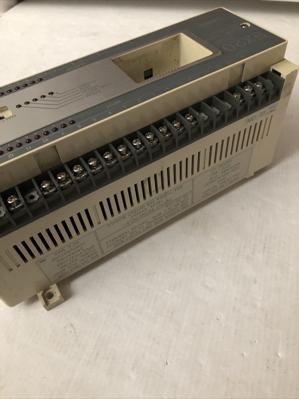 Toshiba Ex20*4Mard8 Plc Expansion Module Ex204-Mard8,Ex20,(Holder Broke),Cv