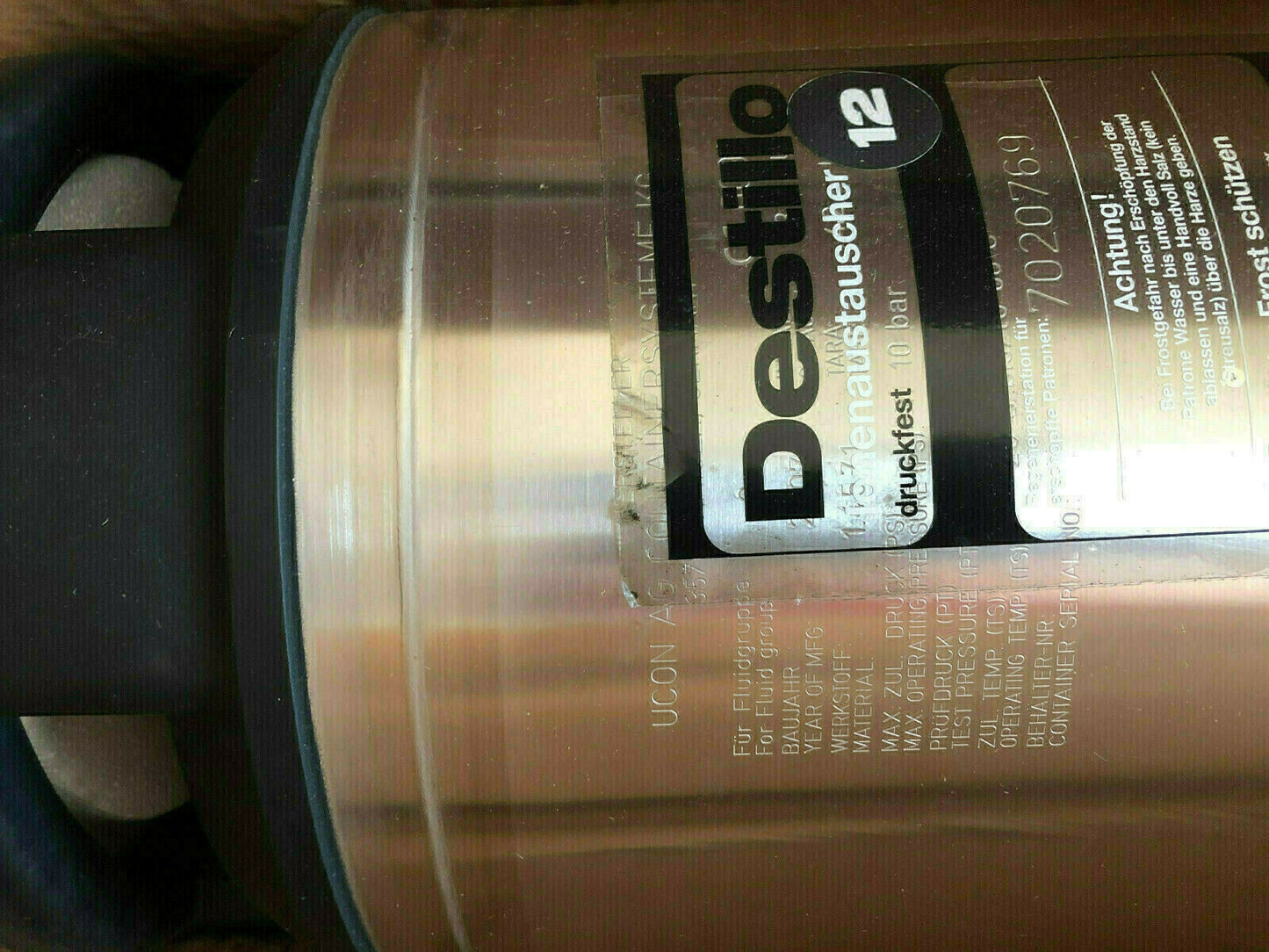 New Herco Destillo 12De Water Demineralizer,300 L/M,7020769,10Bar,Tm