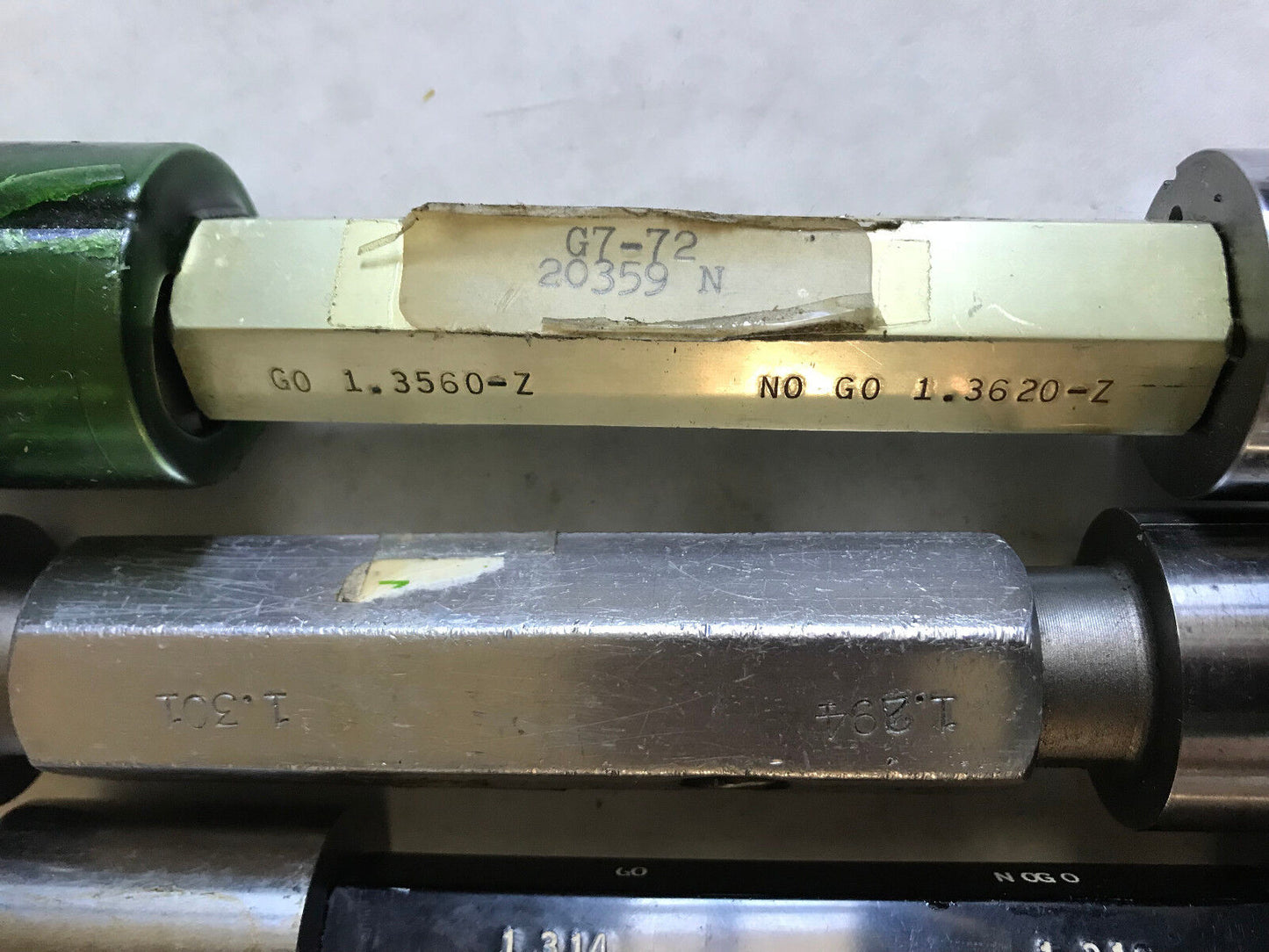 Lot Plug Gage Go Nogo Van Keuren .1.314,1.319,1.294,1.301,1.3560-Z,1.3620-Z,Es