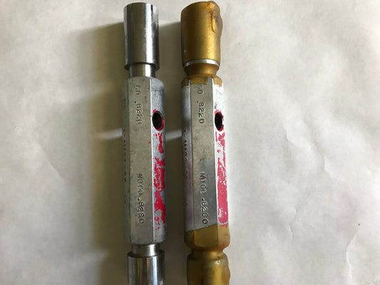 Lot 2 The Pipe Machinery 8220 Go No Go Plug Gauge Inspection Gage .8220 .8280,Ag