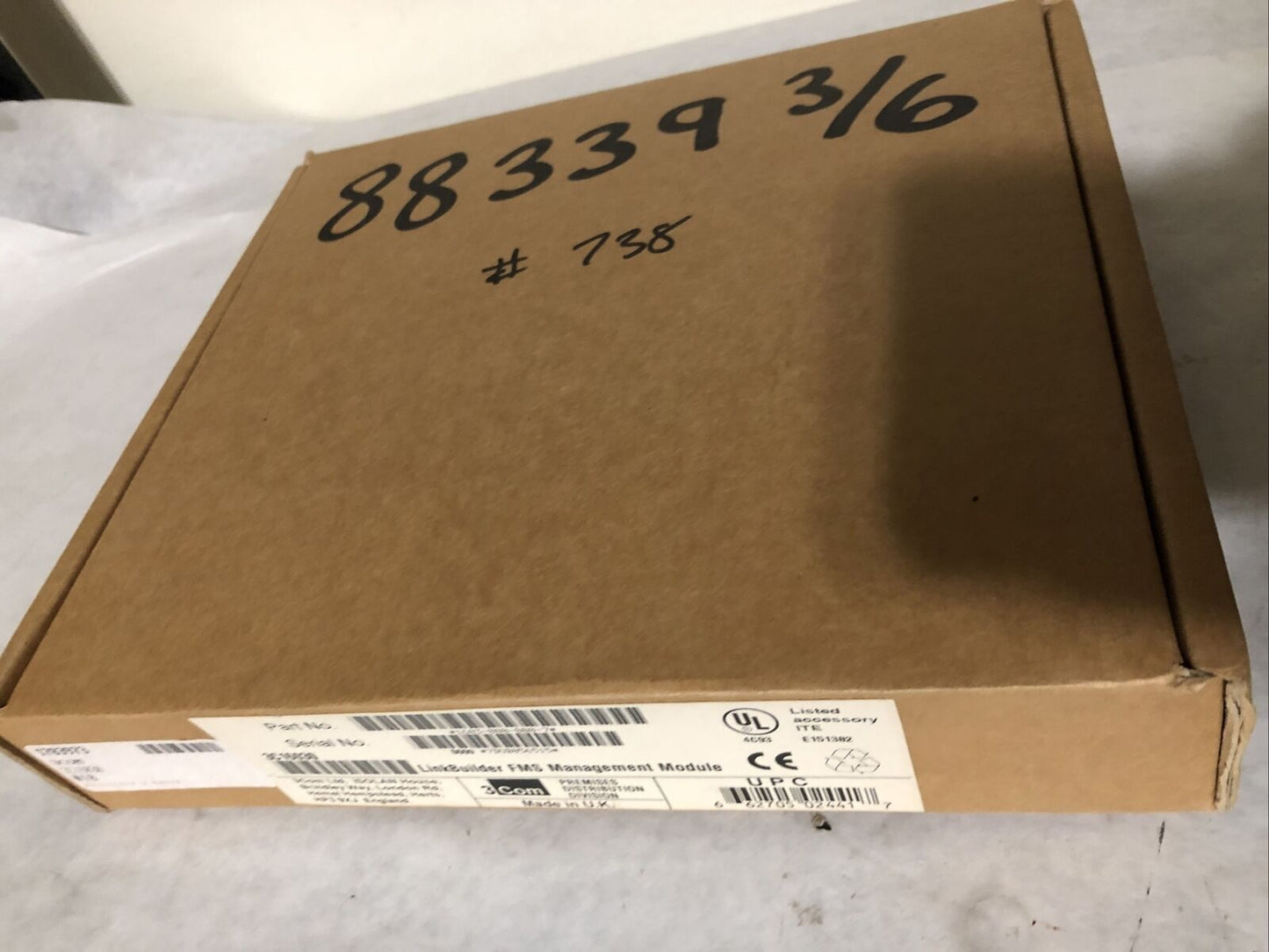 New 3Com 3C16030 Management Linkbuilder Fms 1603-060-000,1603-000-000-7,Fk