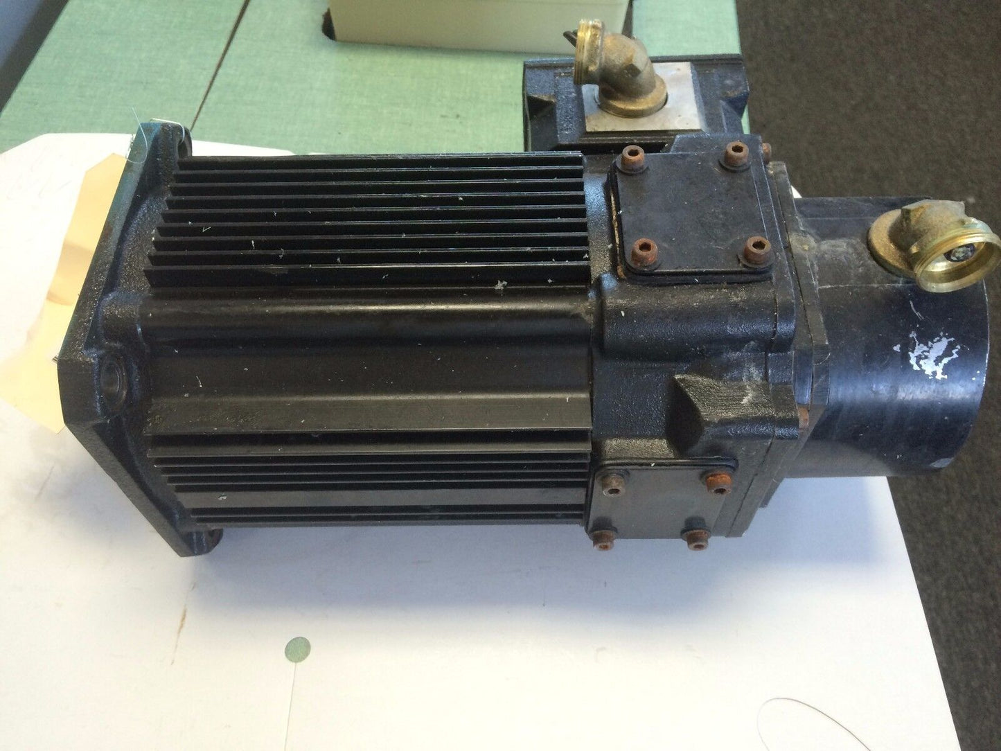 Toyoda 20Bm090bxdt0,Servo Motor,Sanyo Denki R12a831802,Shaft Dia. 7/8",Ck