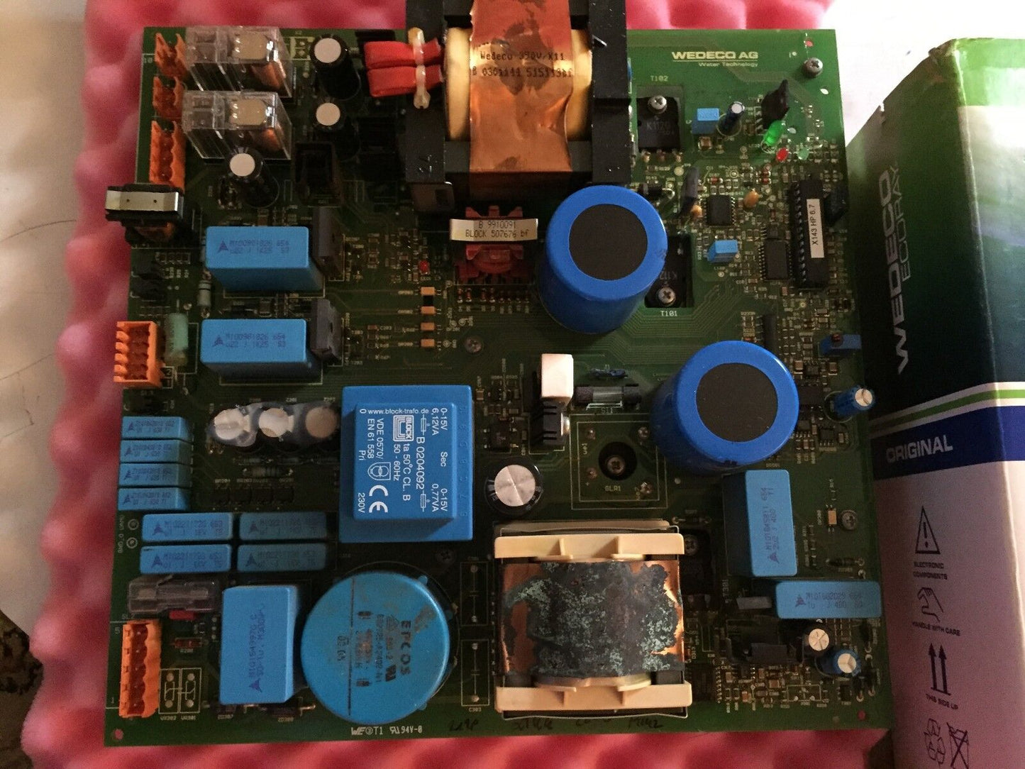 Wedeco Tr500,44033,Evg 55-Ii A Hp Ul-I, G5ubd2a9 Wedeco Ag Board Xylem 94V-0,Bb