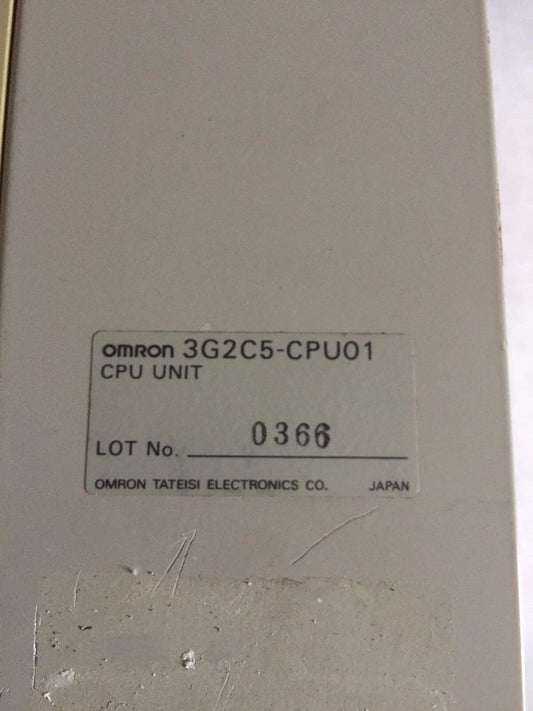 Omron 3G2c5-Cpu01 Cpu Unit,Omron Sysmac C2000 Programmable Controller,Ak