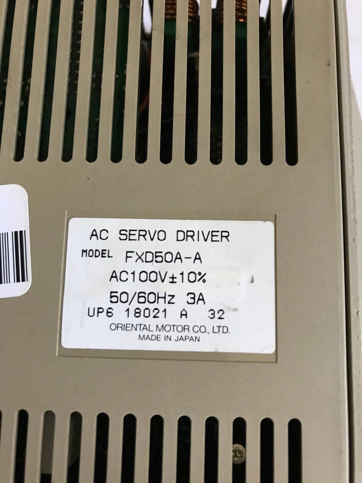 Oriental Fxd50a-A Vexta Ac Servo Driver Fxd 50A-100Vac Super Vexta 3A 50/60Hz,Ep