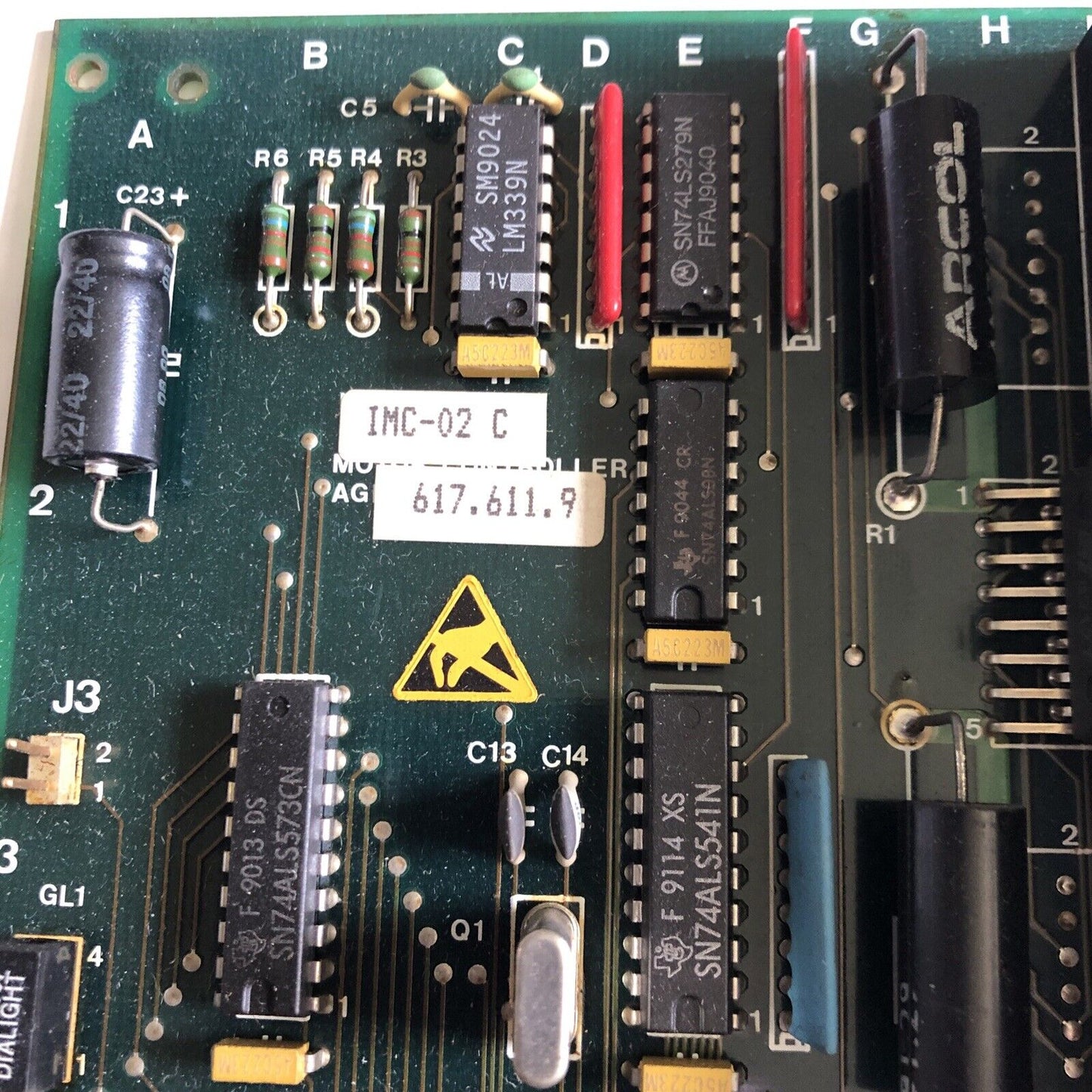 Agie Imc-02A Intelligent Motor Controller Imc-02 C 617.611.9 Assy. 631804.2,Eh