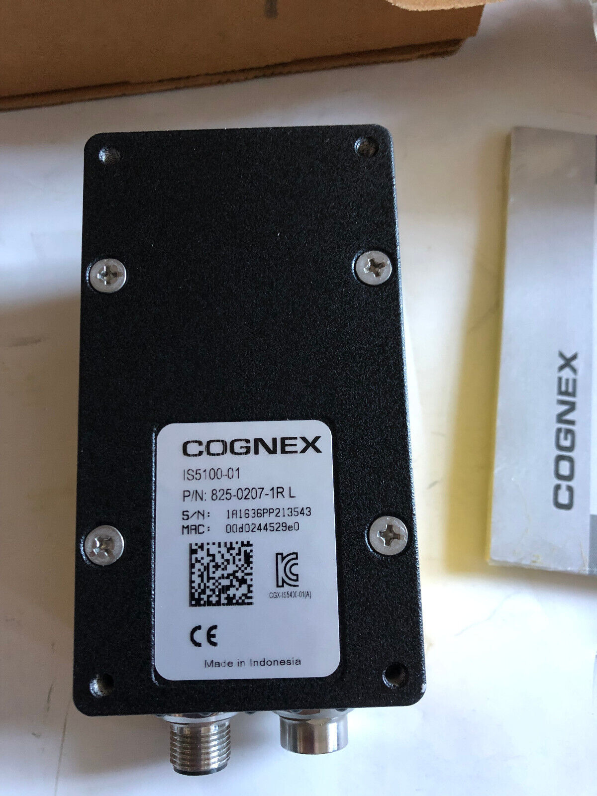 New Cognex 825-0207-1R L Insight Machine Vision Sensor Camera,800-5843-1R,An