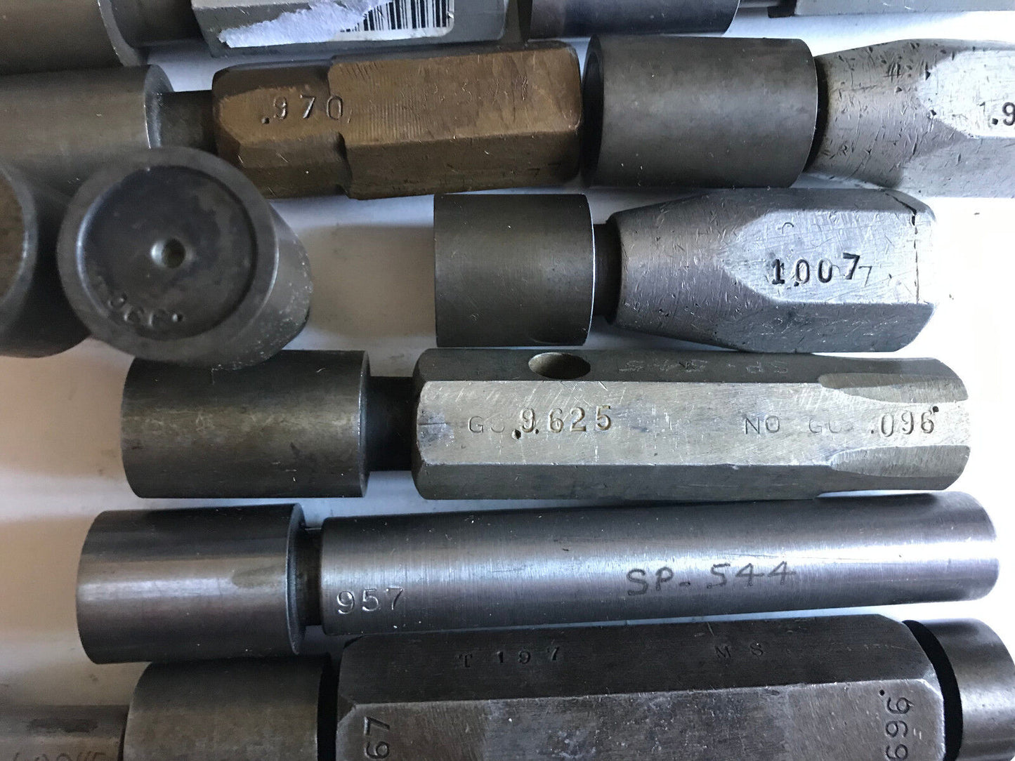 Lot The Pipe Machinery Go No Plug Inspection Gage .9625,.967,.969.953,1.109,Sh