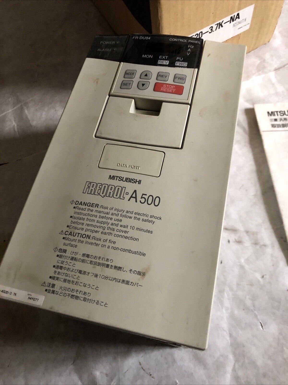 New Mitsubishi Fr-A520-3.7K,Freqrol A500, Mitsubishi Fr-A520-3.7K-Na,Di