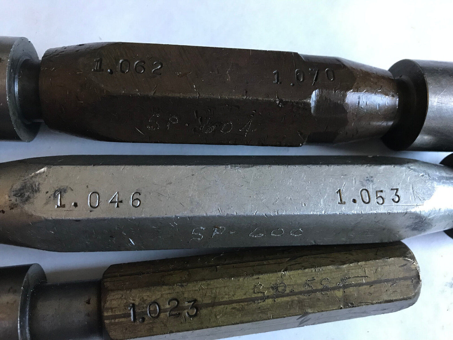 Lot The Pipe Machinery Go No Go Plug Gage 1.046,1.053,1.062,1.070,1.023,Sh