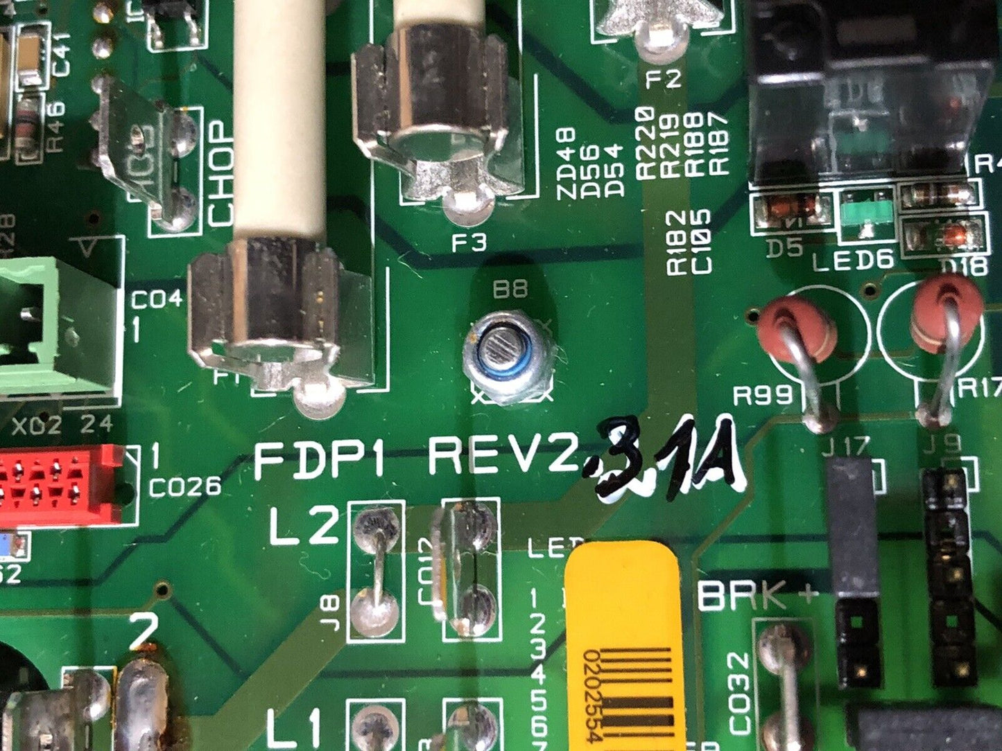 New Lenze Fdp1 Deto Vfd Unit Circuit Control Board Tnap/Jnap Fdpi Rev2 3A,Tn